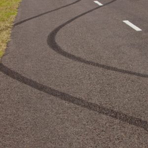Skid marks from swerving, one way police identify drunk drivers